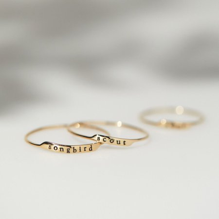 Famous Letter Ring, Bittersweets
