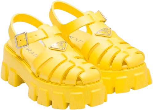 Prada foam rubber sandals