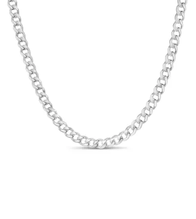 Silver Curb Link Chain Necklace – Olive & Chain