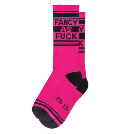 *clipped by @luci-her* FANCY AS F*CK GYM SOCKS - Sourpuss Clothing