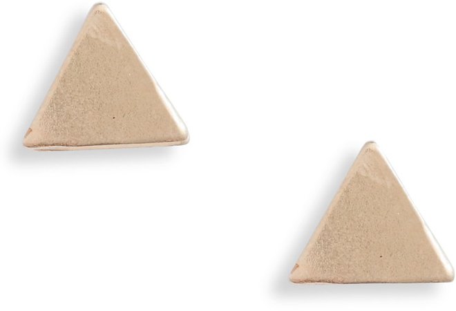 Lucca Triangle Stud Earrings