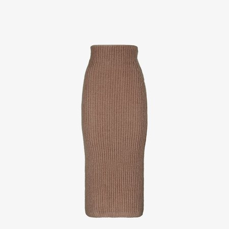 Brown mohair skirt - SKIRT | Fendi
