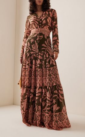 Isidra Chiffon Maxi Dress By Andres Otalora | Moda Operandi