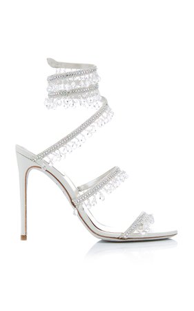 Exclusive Crystal-Embellished Sandal by Rene Caovilla | Moda Operandi