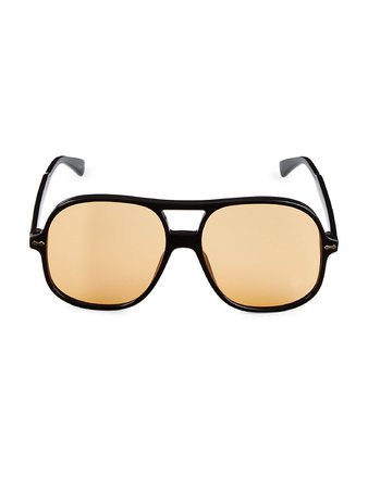 Gucci 58MM Pilot Sunglasses | SaksFifthAvenue