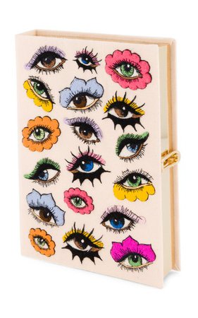 Small Triya Eyes Embroidered Clutch By Olympia Le-Tan | Moda Operandi