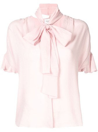 Giambattista Valli detachable pussy bow blouse