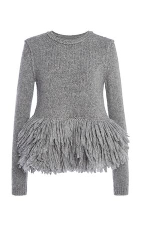 Feather-Trimmed Sweater By Stella Mccartney | Moda Operandi
