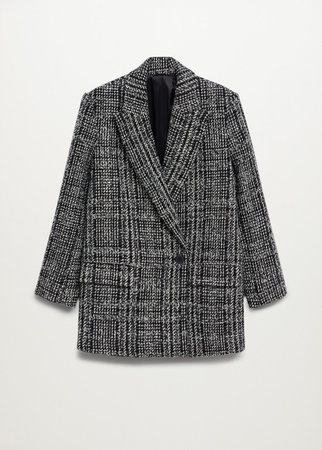 Tweed blazer - Women | Mango USA