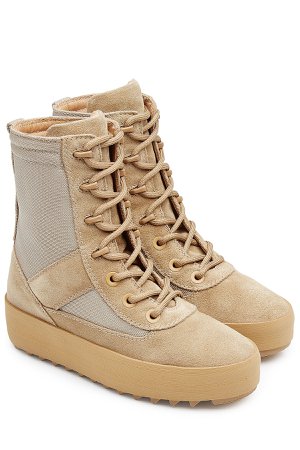 Suede Boots with Mesh Gr. EU 37