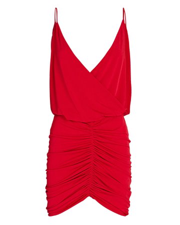 Retrofête Kai Ruched Jersey Mini Dress | INTERMIX®