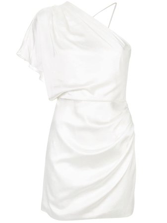 White Manning Cartell Miami Heat Off-shoulder Dress | Farfetch.com
