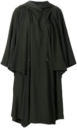 Pre-Owned Umbrella cape coat