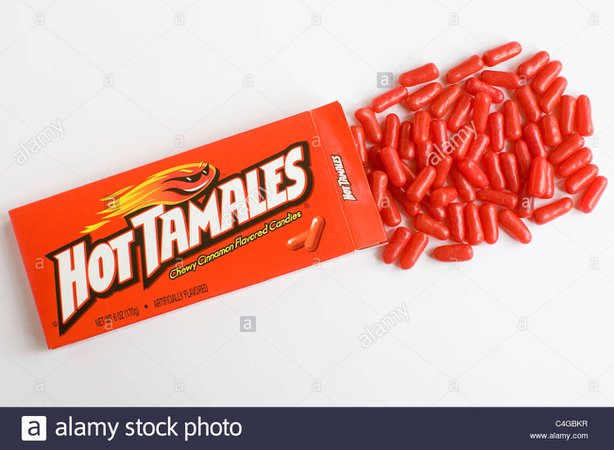 Hot Tamales candy Stock Photo - Alamy