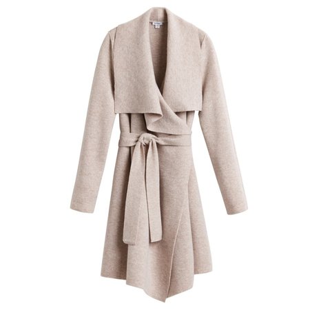 Wool Cashmere Short Wrap Coat | Cuyana