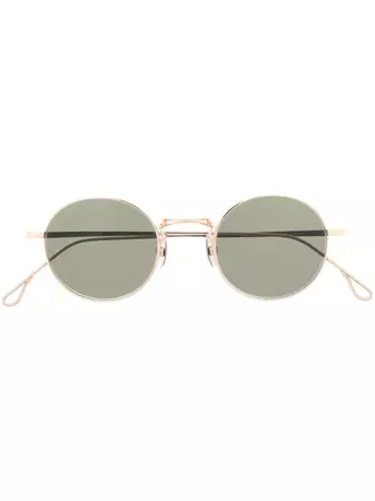 YELLOW PLUS tinted-lenses round-frame Sunglasses - Farfetch