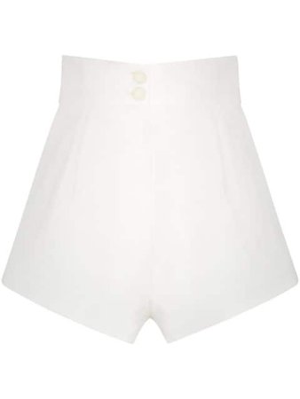Adriana Degreas high-waist short shorts white SHCT0061R21 - Farfetch
