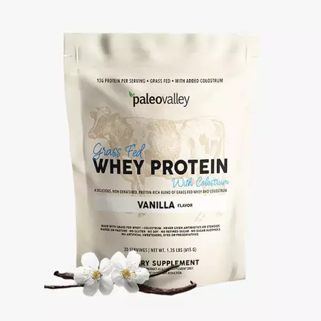 Paleovalley Grass Fed Whey Protein With Colostrum - Whey | healf