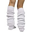 Sarfel Leg Warmers for Women 80s Ribbed Knit Leg Warmer Custume Womens Leg Warmers Sports Party Accessories White at Amazon Women’s Clothing store