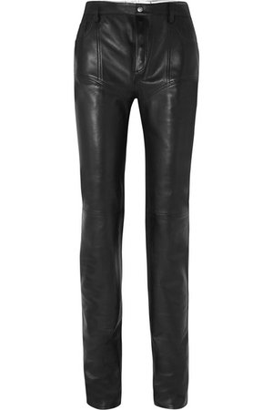 Mugler | Pantalon skinny réversible en cuir | NET-A-PORTER.COM