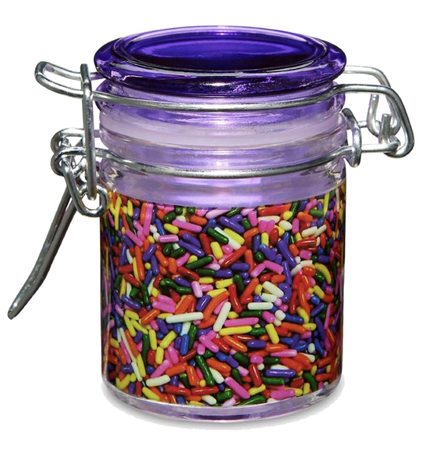 Rainbow Sprinkles Stash Jar - 1.5 oz ~ Spencer’s