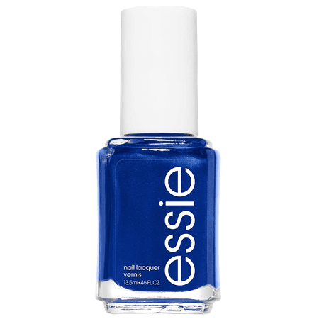 blue essie nail polish