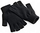 Beechfield Unisex Plain Basic Fingerless Winter Gloves at Amazon Women’s Clothing store: Cold Weather Gloves