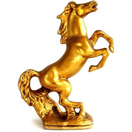 gold horse figurine - Google Search