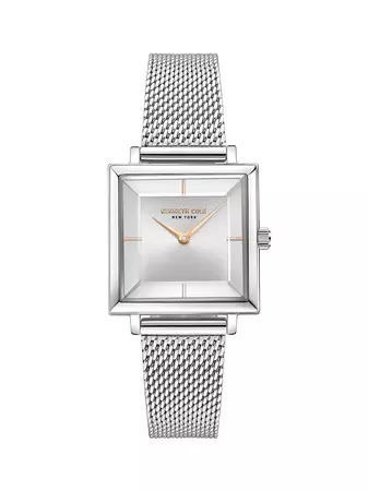 Shop Kenneth Cole Classic Stainless Steel Bracelet Watch/24MM | Saks Fifth Avenue