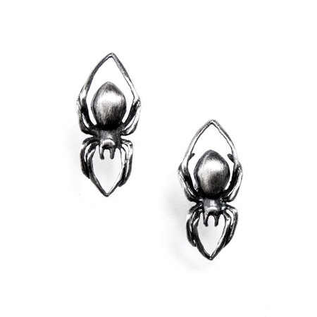 Eternal Weaver Spider Earrings. – Blood Milk Jewels