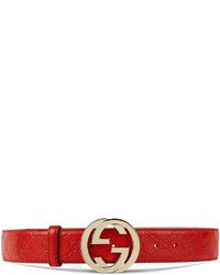 Women's Red Leather Belts by Gucci | Women's Fashion