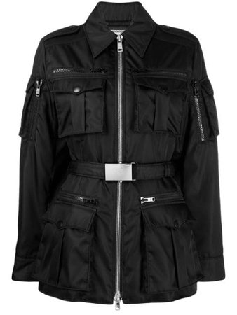 Prada Military Belted Jacket - Farfetch