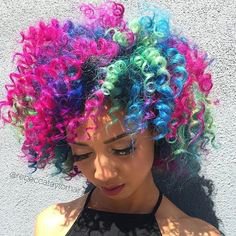 Colorful curls