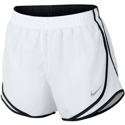 Nike Dry Tempo Women's Running Shorts Size Small White/Black/Wolf Grey from Baseball Monkey at SHOP.COM