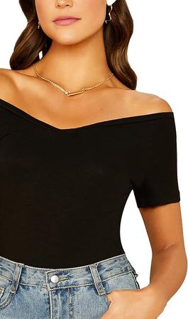 HERLOLLYCHIPS Womens Tops Short Sleeve Mock Neck Deep V Zipper