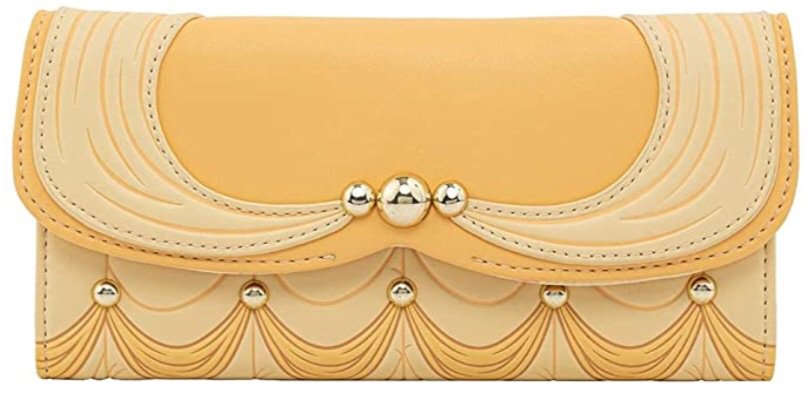 Loungefly Disney Beauty and The Beast 30th Anniversary Belle Cosplay Flap Wallet