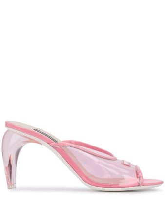 Misbhv Plexy Mule Sandals 020BU290 Pink | Farfetch