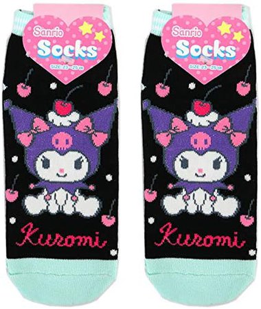Amazon.com: Kuromi Ladies Socks Socks Sneakers Sneaker Sneakers Ladies Cute Sanrio Sanrio: Clothing