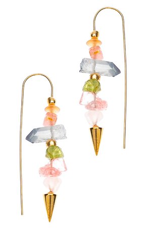 Nakamol Chicago Cherry Mix Linear Drop Earrings | Nordstrom