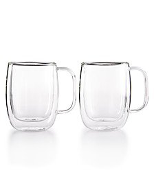 J.A. Henckels Zwilling Sorrento Double Wall Coffee Mugs, Set of 2 & Reviews - Glassware & Drinkware - Dining - Macy's