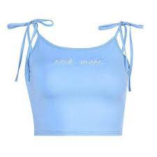 light blue aesthetic crop tops - Google Search