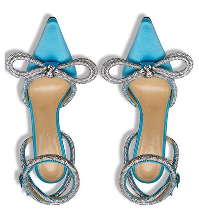 Mach & Mach blue pump heels