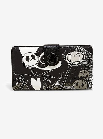 The Nightmare Before Christmas Jack Spiral Hill Wallet