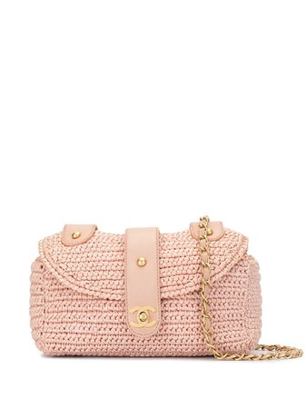 Chanel Pre-Owned 2006 Woven CC Shoulder Bag - Farfetch