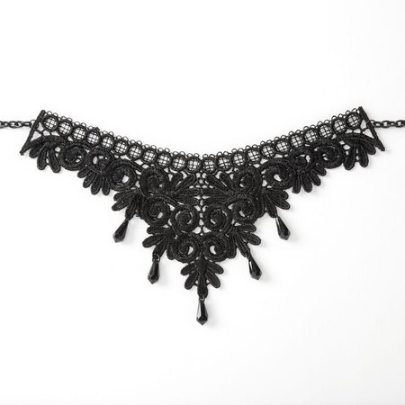 Gothic Lace Choker Necklace - Black | Claire's