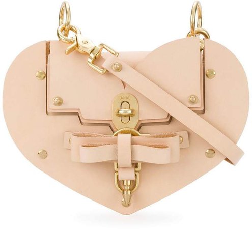 Saddle leather Heart handbag