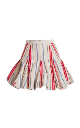 Glovett Cotton Mini Skirt By Silvia Tcherassi | Moda Operandi