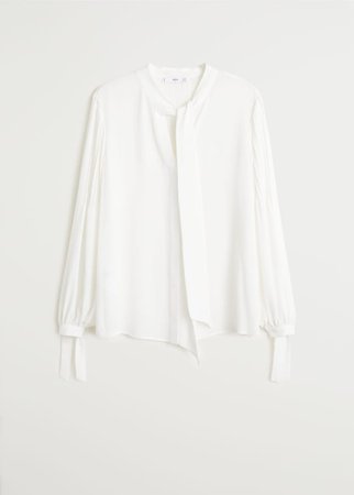 Pleated details blouse - Women | Mango USA