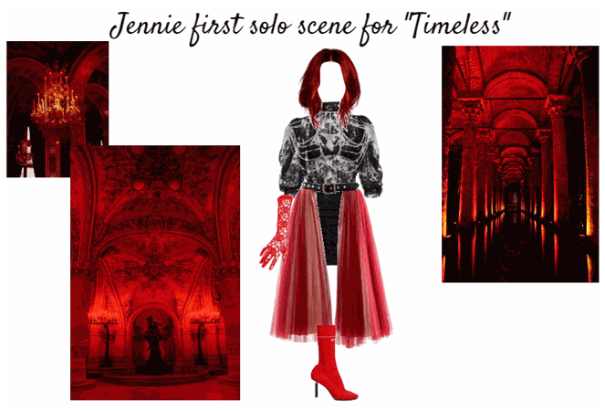 Jennie first solo scene for "Timeless" Outfit | ShopLook