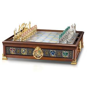 Hogwarts House Quidditch Chess Set by Noble Collection – Harry Potter Shop